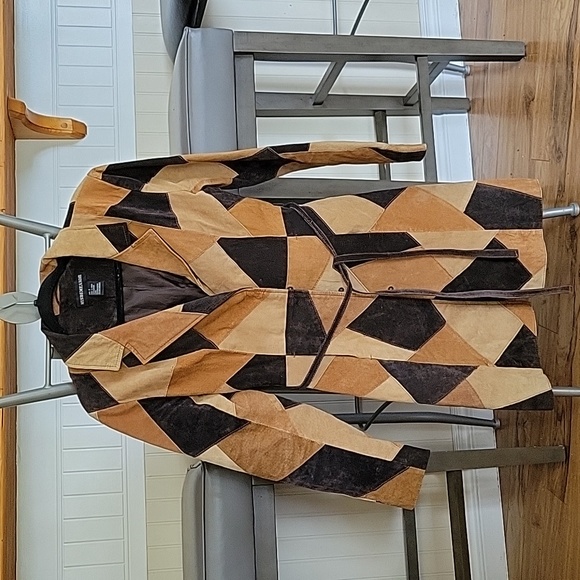 Small Leather/Suede peacoat - Picture 1 of 3